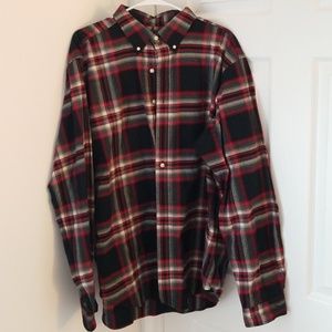 Red Black Plaid Shirt Polo by Ralph Lauren